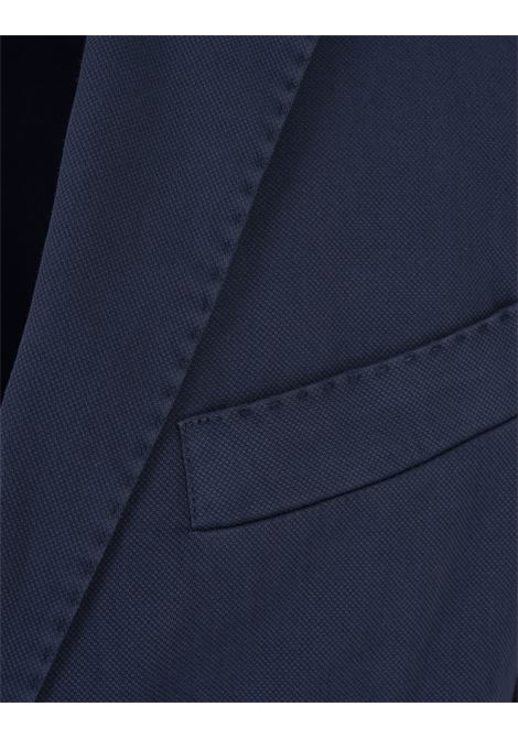 Dark Blue Oxford Cotton Blazer RUSSO CAPRI | 3111/0082